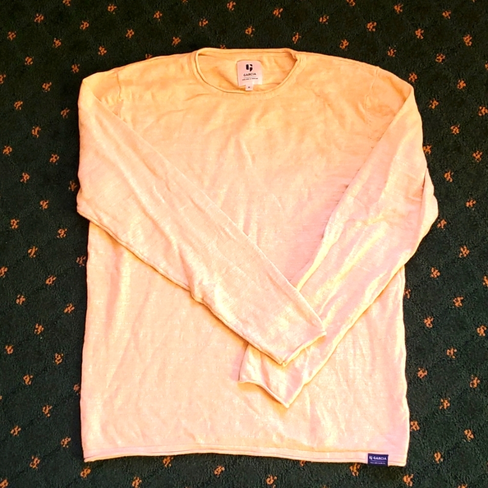 Mens light Dijon colored sweater